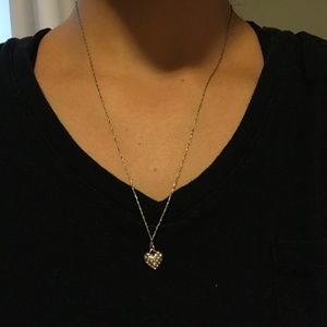 Sterling Silver Necklace with Heart Pendent